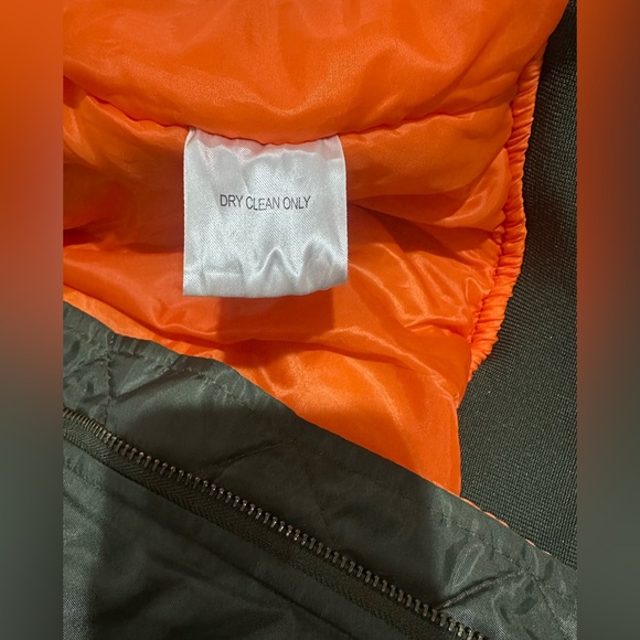 Top Gun Green Jacket Coat Da Fei Li Full-zip MA-1 Bomber Flyer's Kid's Youth 6 - Picture 4 of 12